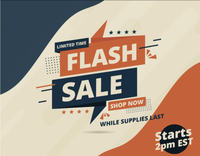 Flash Sale!!