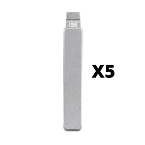 Silver Zippo-style lighter with a '156' mark on the cap, shown beside a bold 'X5' indicating five lighters.